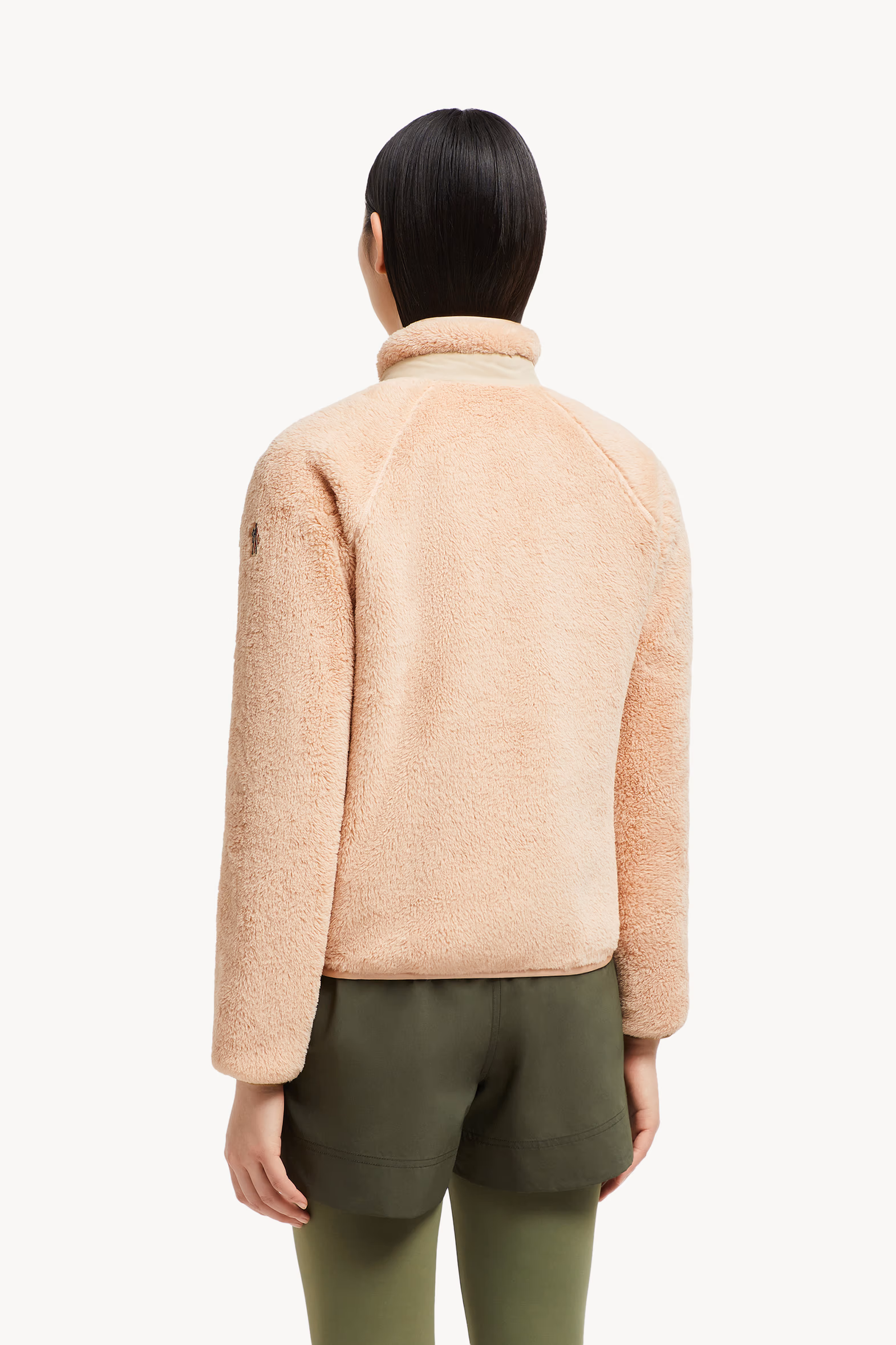 Reversible PolartecĀ® Zip-Up Sweatshirt Women Light Pink Moncler 5